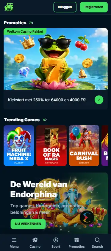 Froggybet mobiel: browsergebruik en app-status